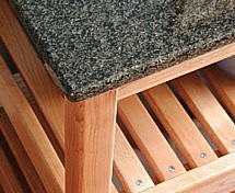 Granite corner detail